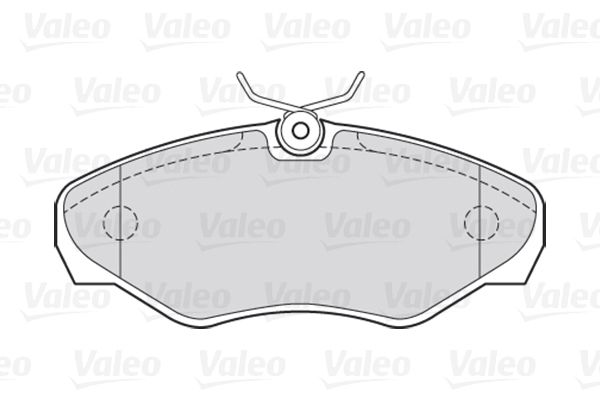 

Тормозные колодки Valeo для Nissan Primastar X83 02-06/Renault Trafic 2 01-06 301545