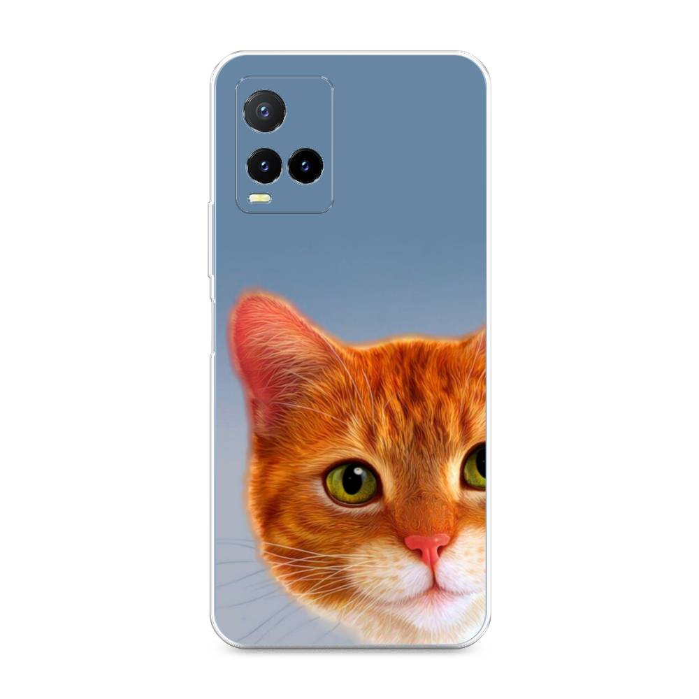 

Чехол для Vivo Y33s/Y21 "Любопытный котик", Коричневый, 265850-1