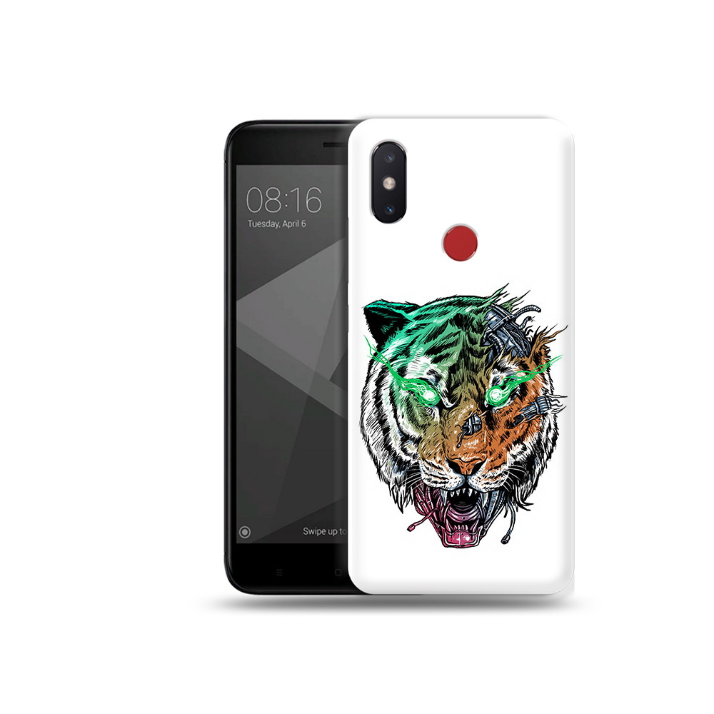

Чехол MyPads Tocco для Xiaomi Mi 8 SE робо-тигр (PT113500.331.584), Прозрачный, Tocco