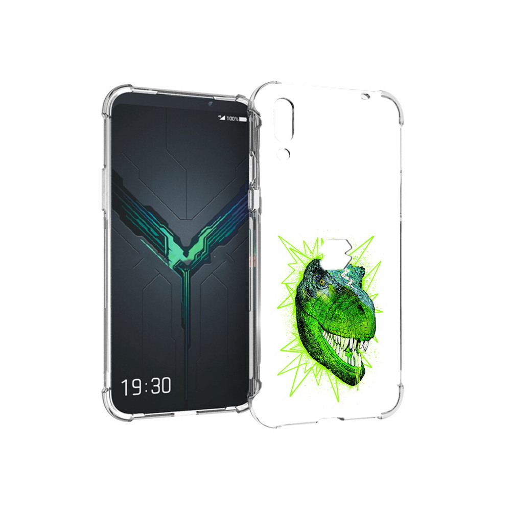 

Чехол MyPads Tocco для Xiaomi Black Shark 2 зеленый динозавр (PT144492.263.358), Прозрачный, Tocco