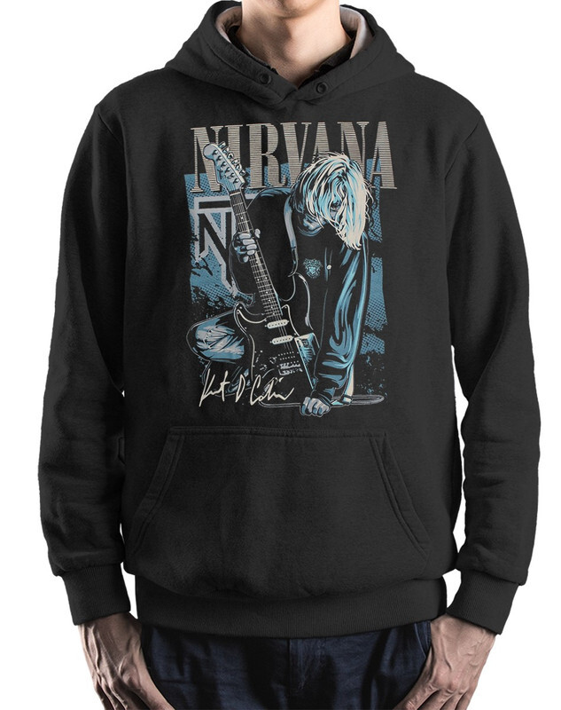 

Худи мужское Dream Shirts Нирвана - Курт Кобейн / Nirvana черное 46 RU, Нирвана - Курт Кобейн / Nirvana