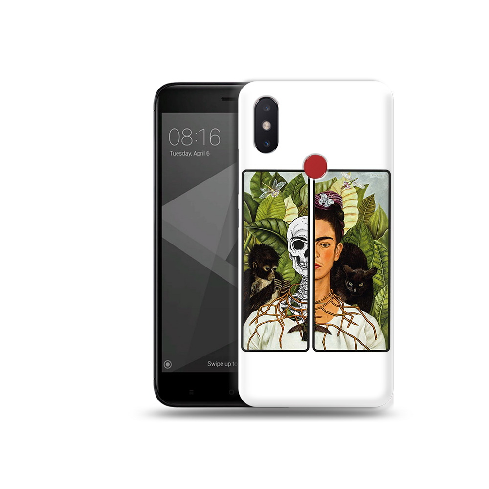 

Чехол MyPads Tocco для Xiaomi Mi 8 SE сдвоенная картинка девушка скелет (PT113500.331.595), Прозрачный, Tocco