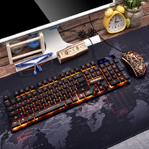 Комплект клавиатура и мышь Viper KM320 Black/Orange