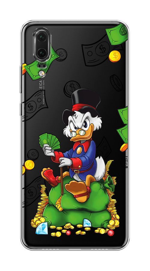 

Чехол на Huawei P20 "Scrooge Richness", Черный;синий;зеленый, 64350-1
