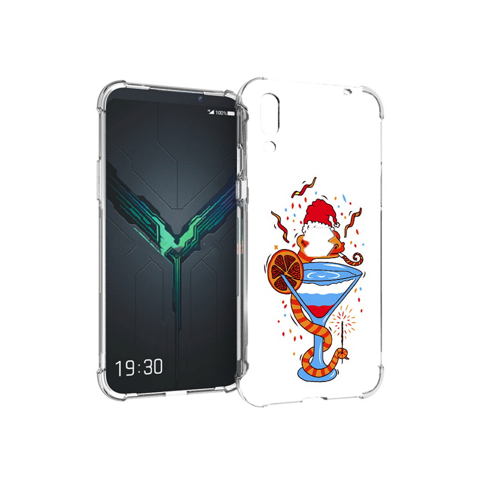 

Чехол MyPads Tocco для Xiaomi Black Shark 2 змейка (PT144492.263.364), Прозрачный, Tocco