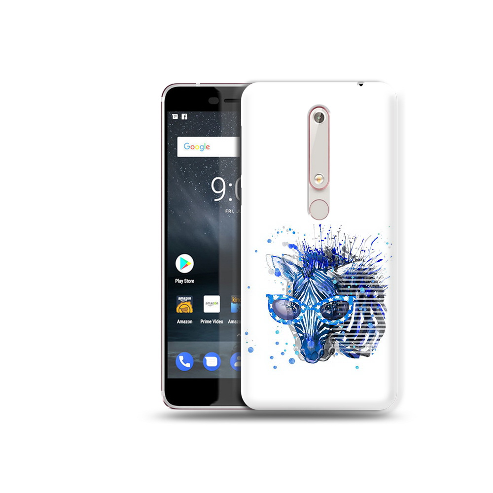 

Чехол MyPads Tocco для Nokia 6 расплывчатая зебра, Прозрачный, Tocco