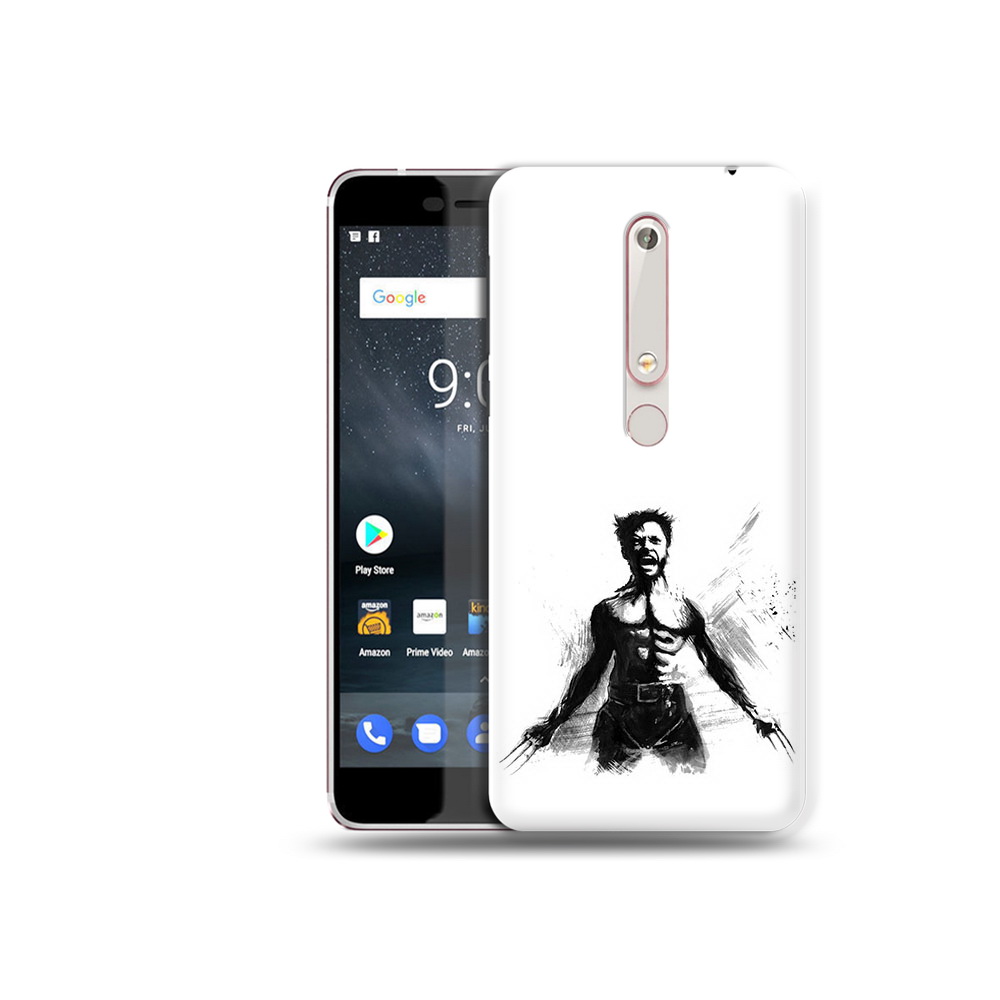 

Чехол MyPads Tocco для Nokia 6 росомаха, Прозрачный, Tocco