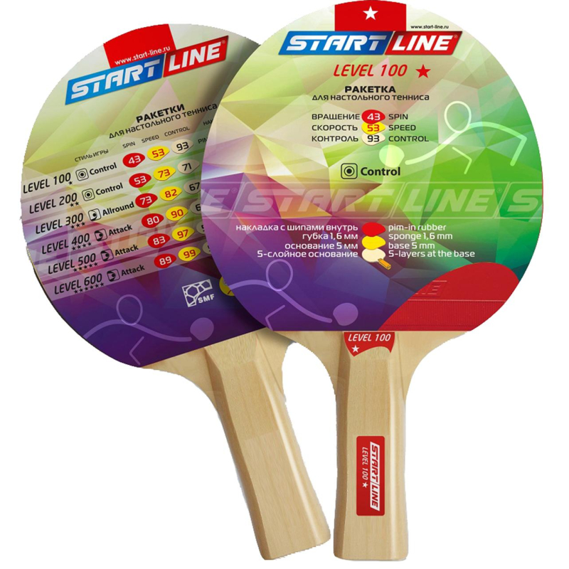 Ракетка для настольного тенниса START LINE Level 100 spt0031427