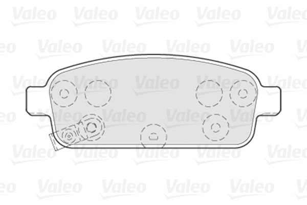 

Тормозные колодки Valeo задние для Chevrolet Cruze, Orlando 09-/Opel Astra J, Mokka 301055