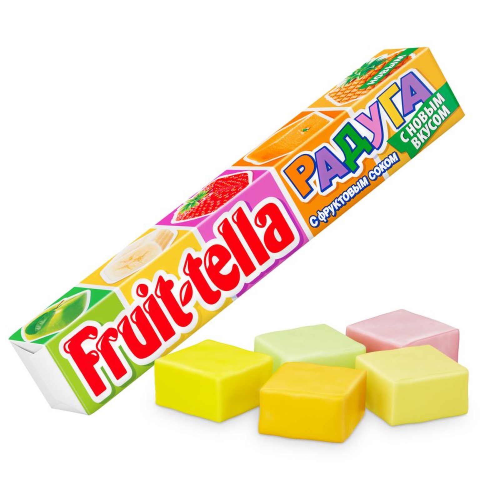 Жевательная конфета Fruittella, Радуга, 42,5 г