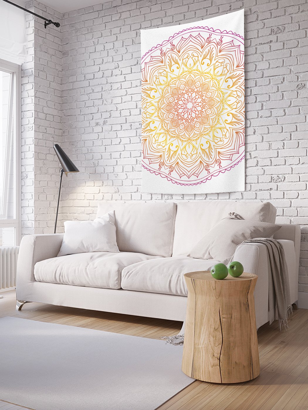 

Вертикальное фотопанно на стену JoyArty Ажурная салфетка 150x200 см, Ажурная салфетка