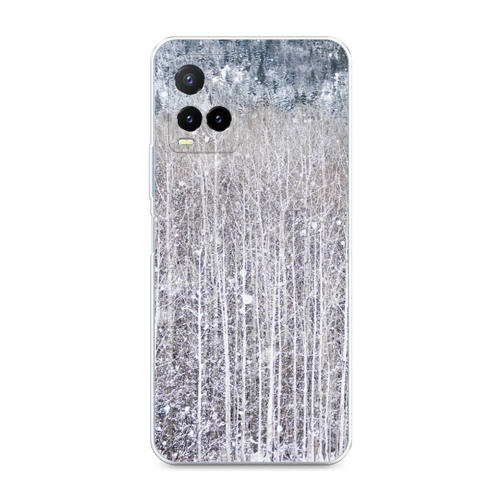 

Чехол для Vivo Y33s/Y21 "Снежный лес", Бежевый;серый;белый, 265850-5