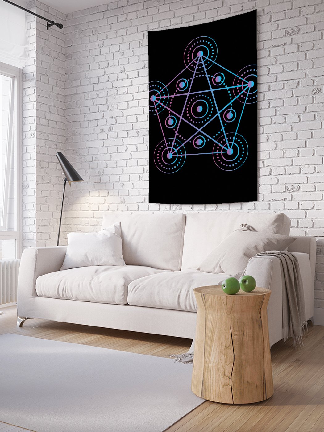 

Вертикальное фотопанно на стену JoyArty Сакральная геометрия 150x200 см, Сакральная геометрия