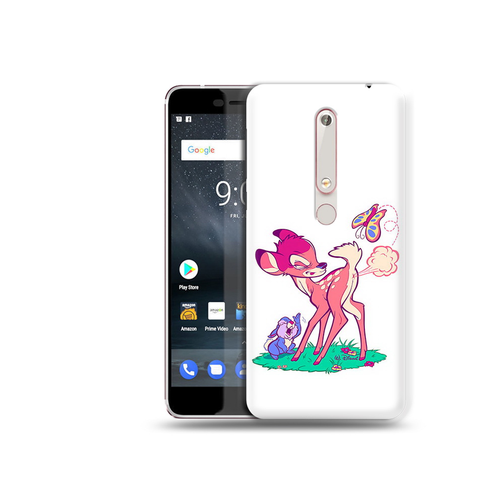 

Чехол MyPads Tocco для Nokia 6 смешной олененок, Прозрачный, Tocco