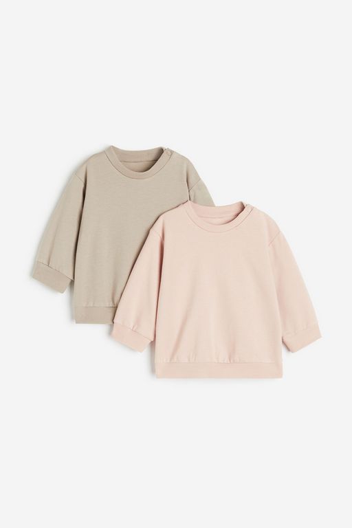 

Свитшот детский H&M 0764758, Бежевый, матовый розовый, 56, 0764758
