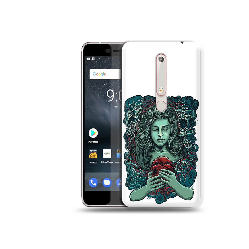 

Чехол MyPads Tocco для Nokia 6 спящая девушка, Прозрачный, Tocco
