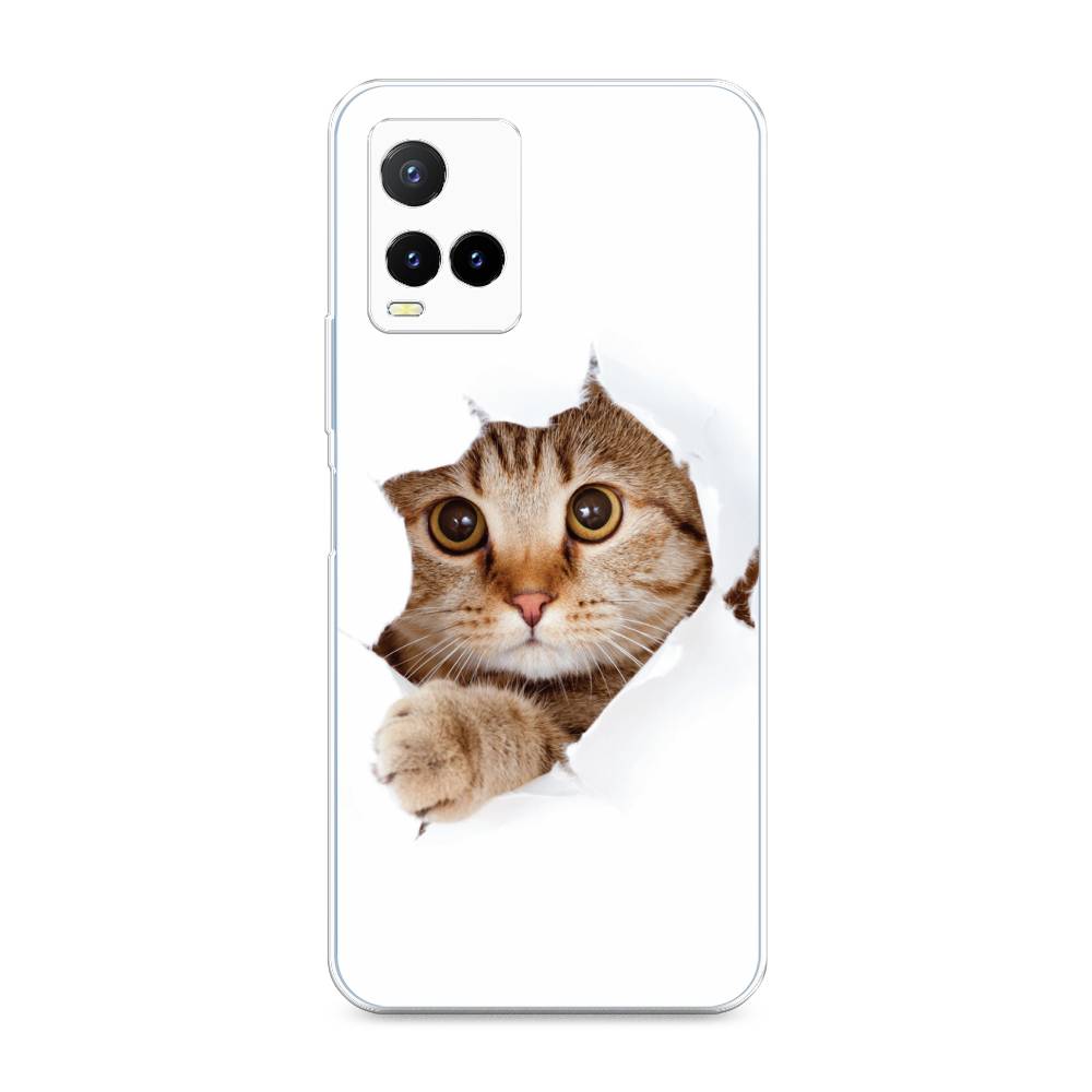 

Чехол для Vivo Y33s/Y21 "Кот и бумага", Белый;коричневый, 265850-1