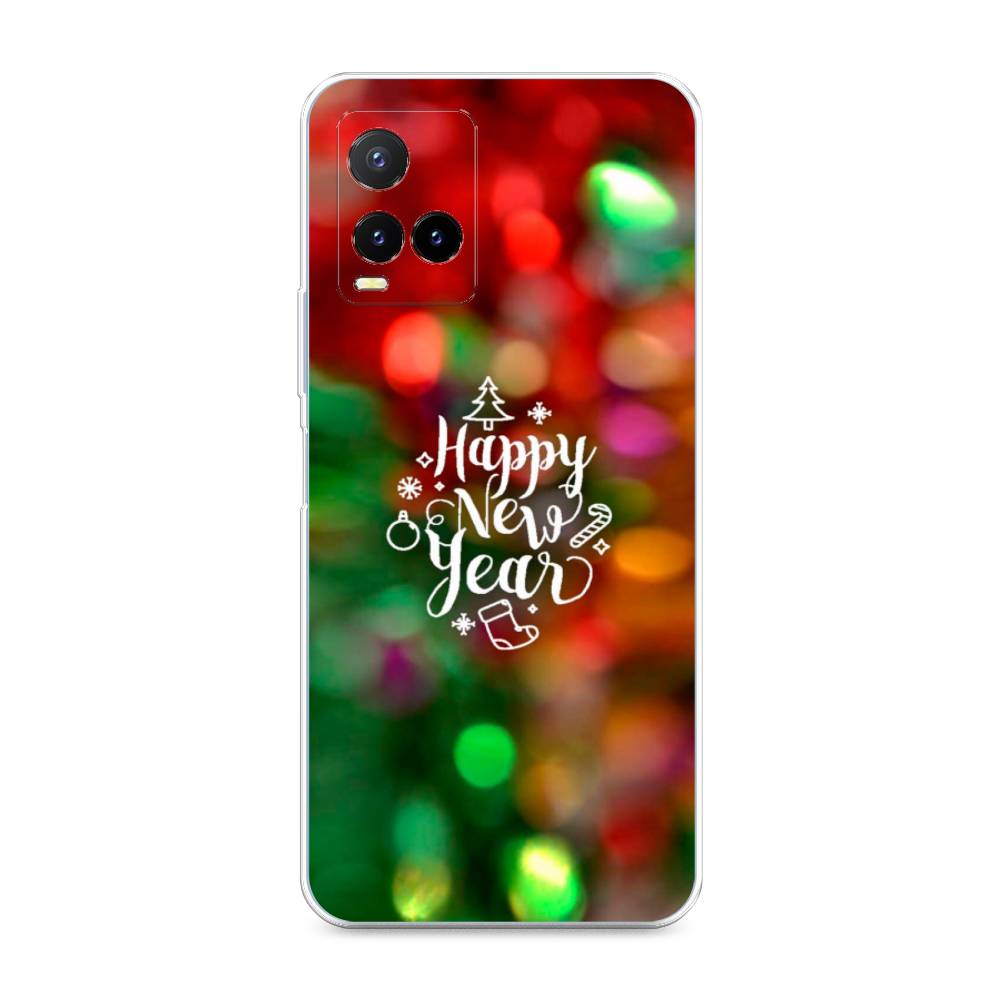 

Чехол для Vivo Y33s/Y21 "Новый Год на елке", Зеленый;красный;желтый, 265850-5