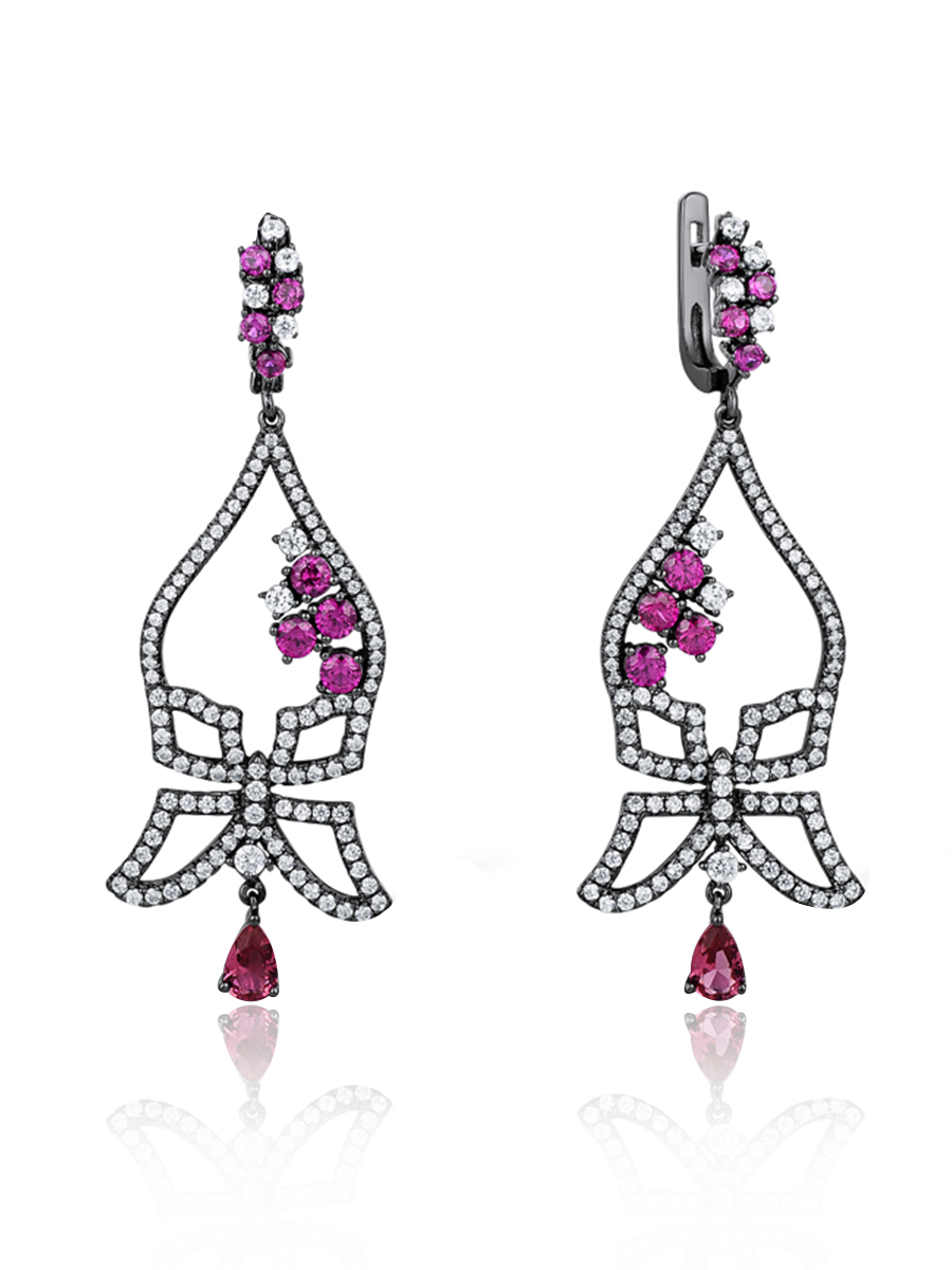 

Серьги из серебра VALTERA 093852, фианит, 093852