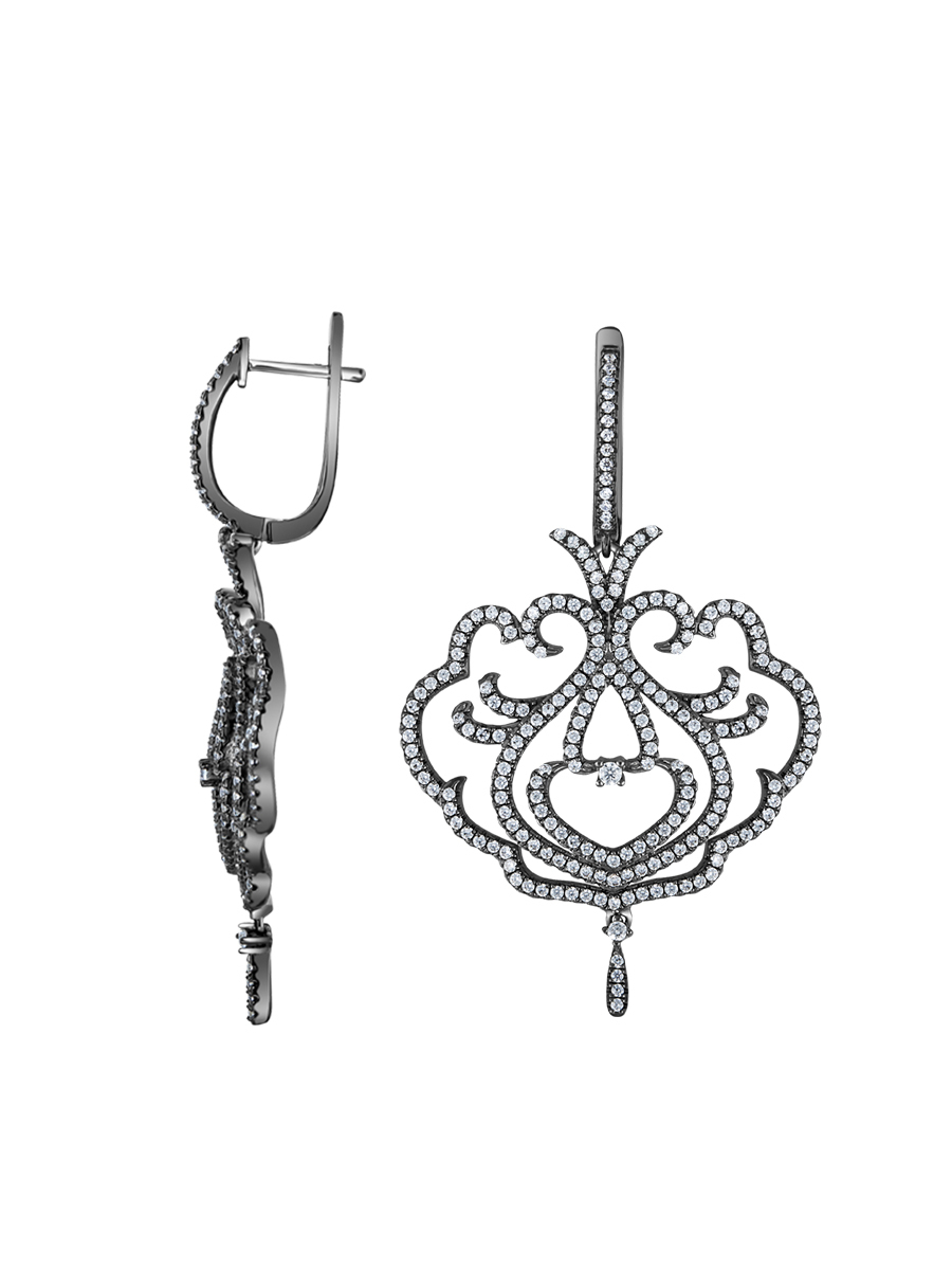 

Серьги из серебра VALTERA 093865, фианит, 093865