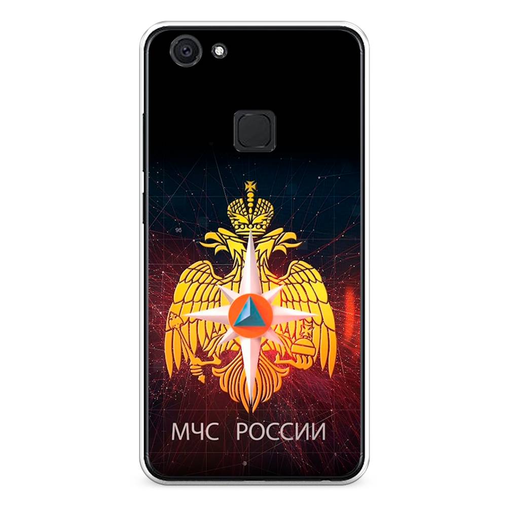 фото Силиконовый чехол "мчс россии" на vivo v7 awog