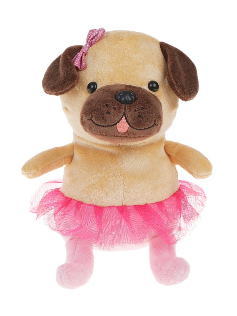 

Мягкая игрушка Fluffy Family Бульдожка в юбочке 22см 682009, Бежевый