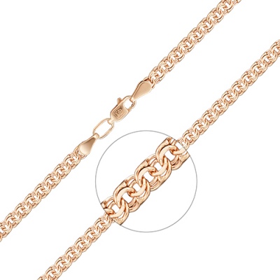 

Цепочка из красного золота 70 см PLATINA jewelry 21-2705-060-1110-19, 21-2705-060-1110-19
