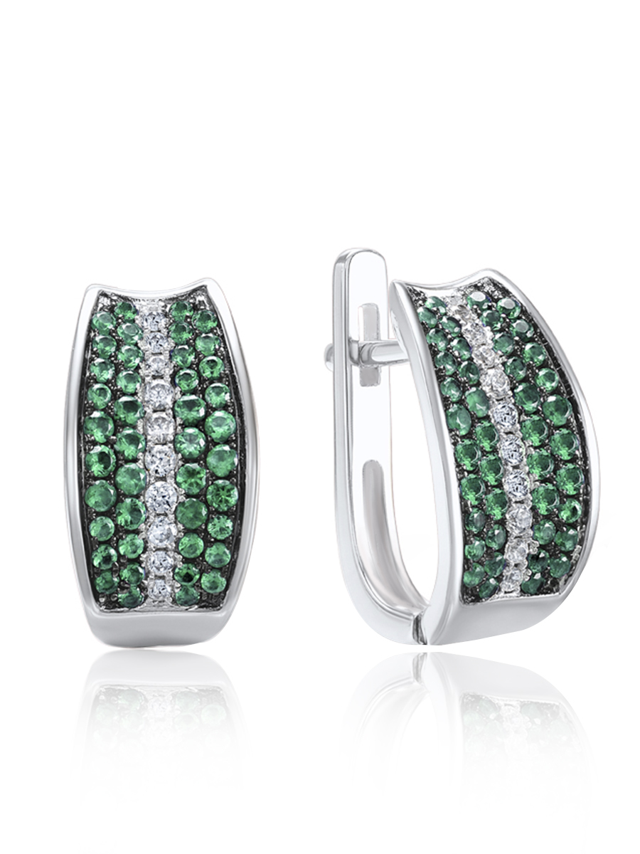 

Серьги из серебра VALTERA 103653, фианит, 103653