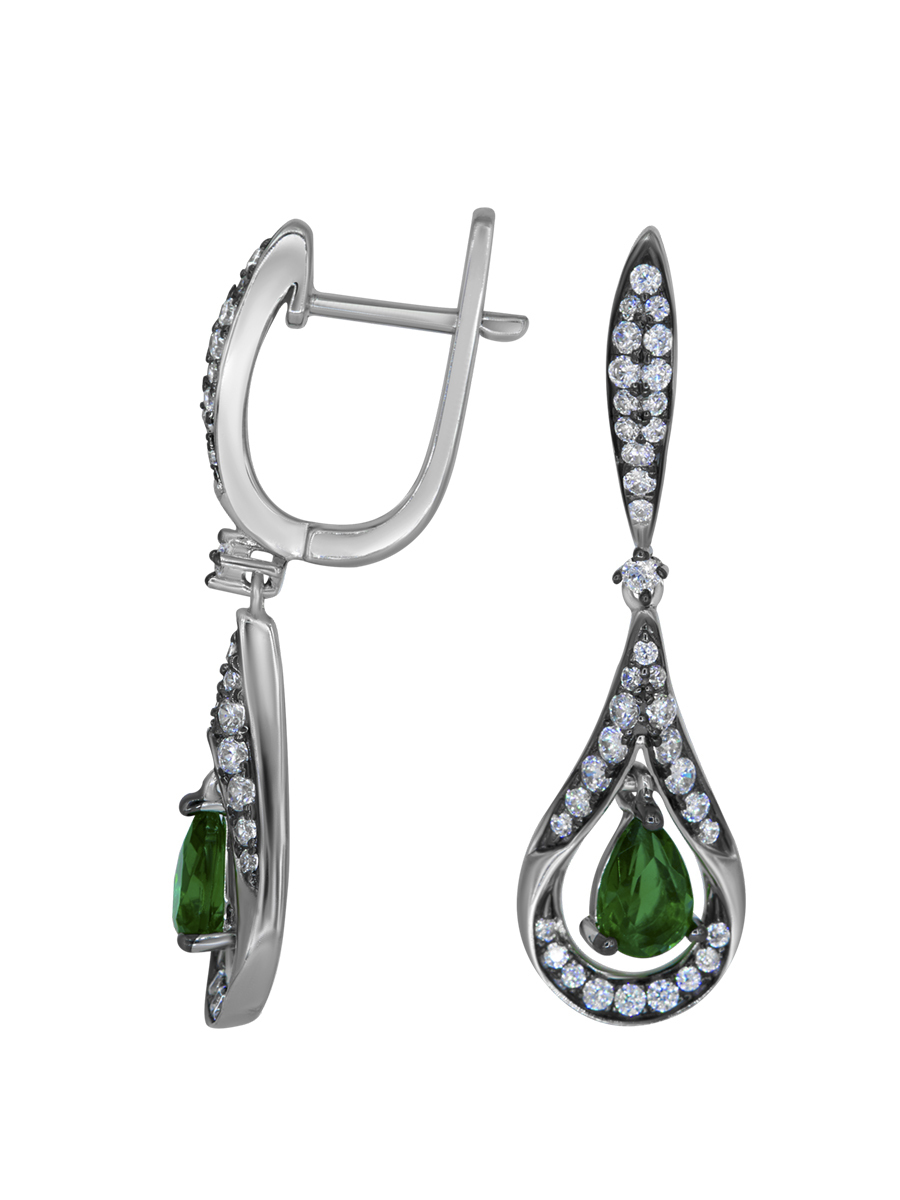 

Серьги из серебра VALTERA 103661, фианит, 103661