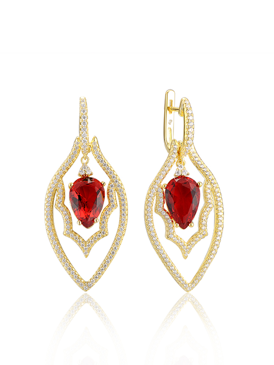 

Серьги из серебра VALTERA 103676, фианит, 103676