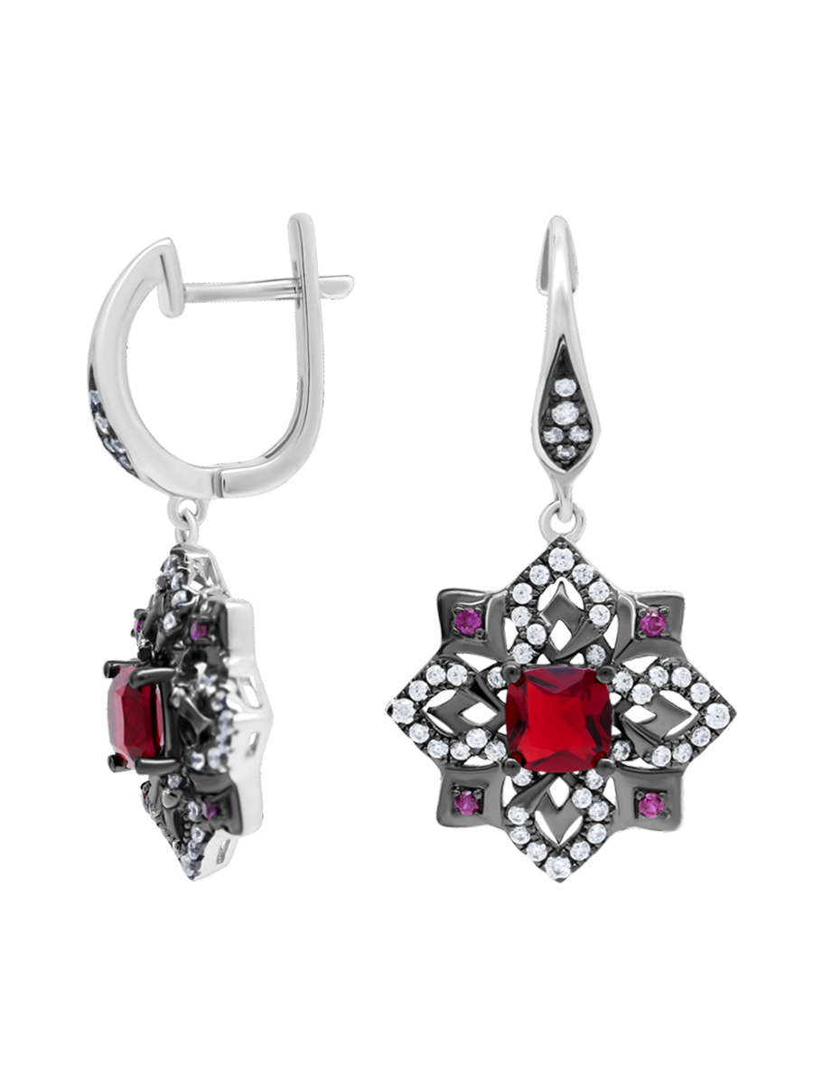 

Серьги из серебра VALTERA 103692, фианит, 103692