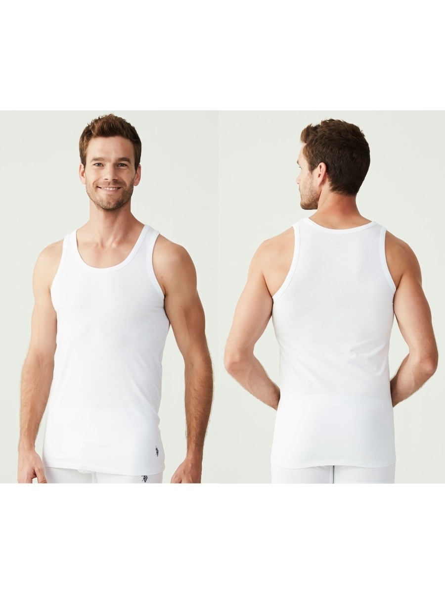 

Комплект маек мужской U.S. POLO Assn. 80441 белый XXL, 80441