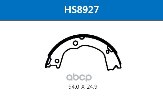 

Тормозные колодки HSB задние HS8927