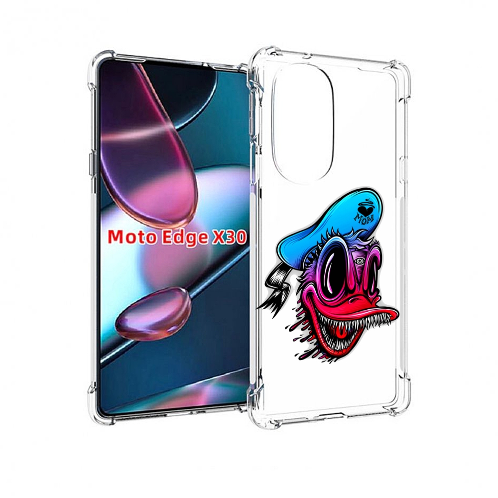 

Чехол MyPads Дональд для Motorola Moto Edge X30, Прозрачный, Tocco