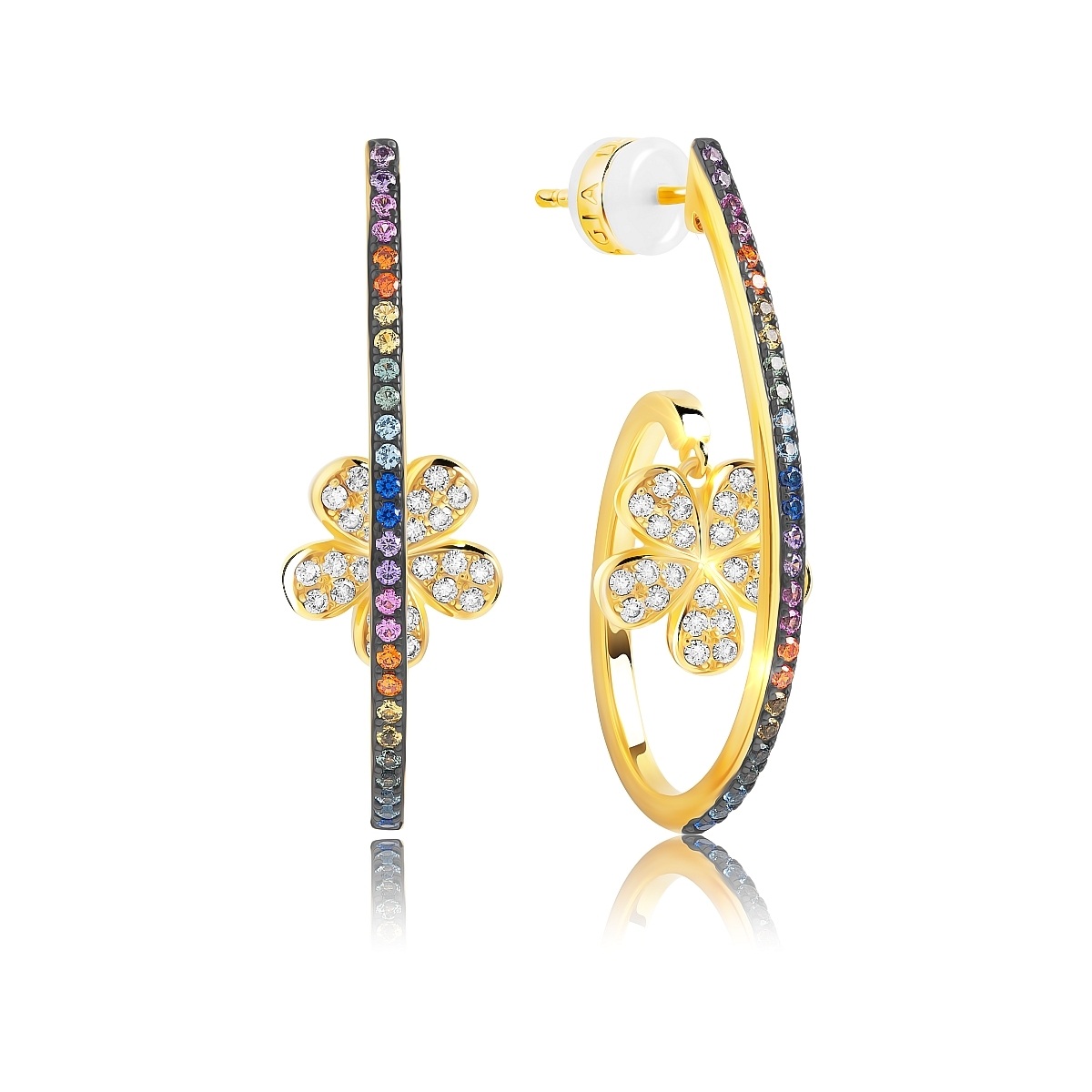 

Серьги из серебра VALTERA 105879, фианит, 105879