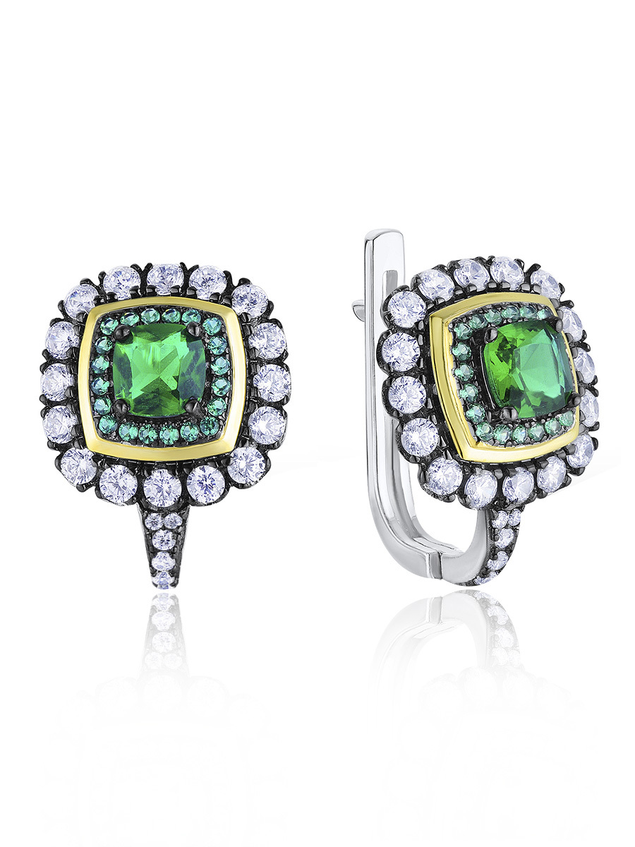 

Серьги из серебра VALTERA 105941, фианит, 105941