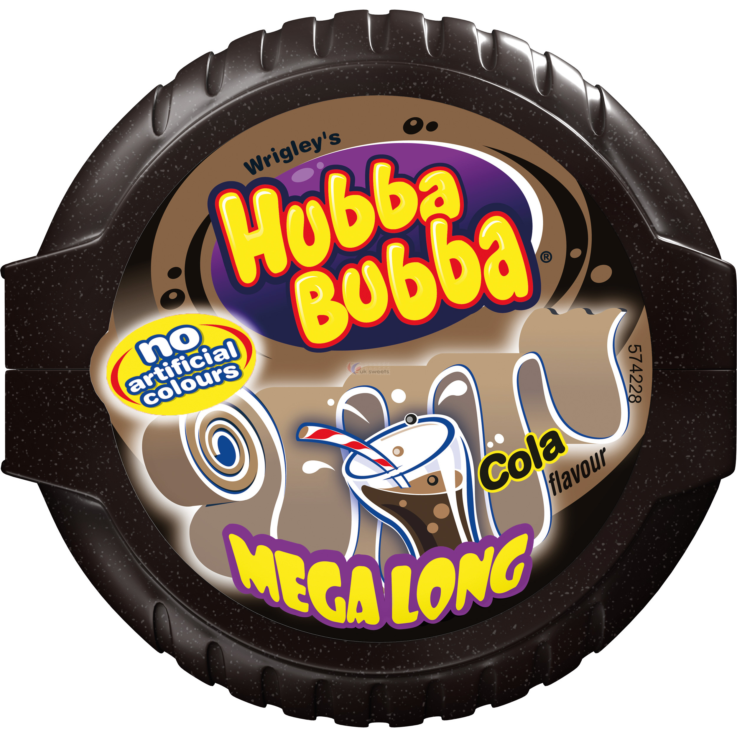 Жевательная резинка Wrigley's Hubba Bubba со вкусом колы, 56г