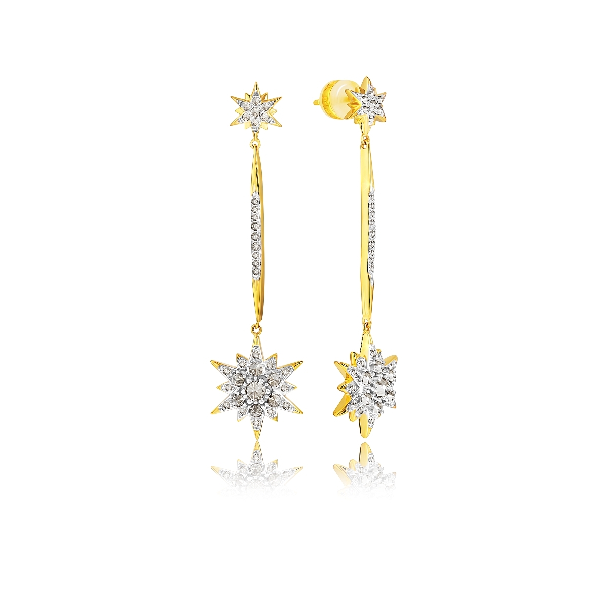 

Серьги из серебра VALTERA 107053, фианит, 107053