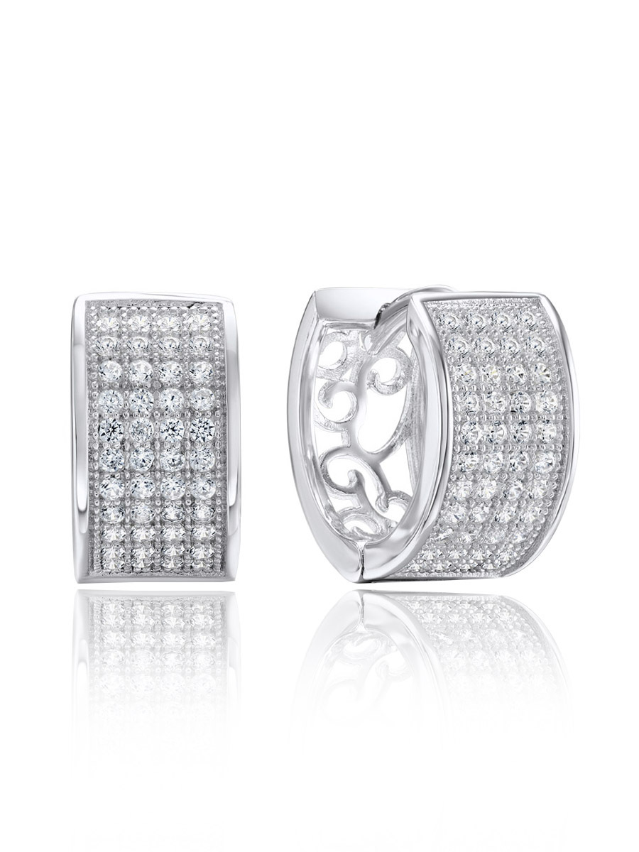 

Серьги из серебра VALTERA 111290, фианит, 111290