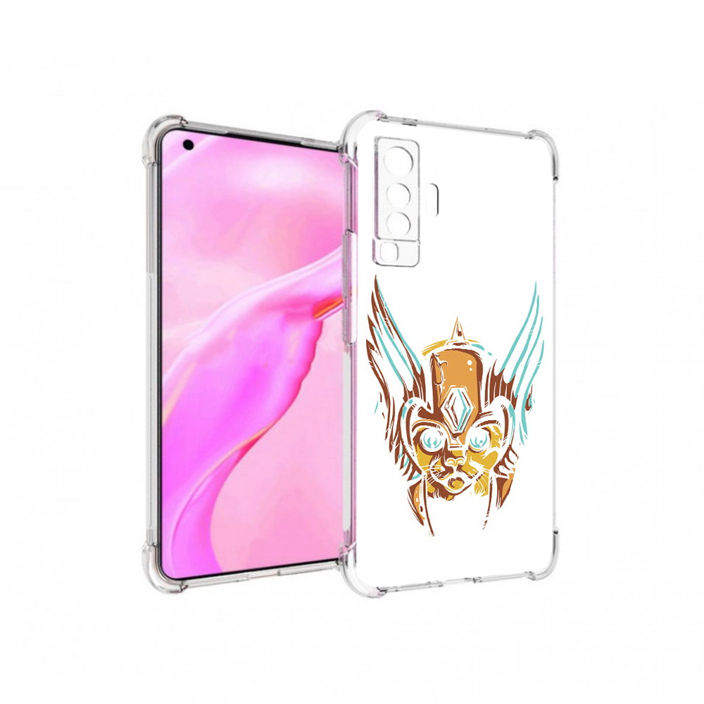 

Чехол MyPads Tocco для Vivo X50 тор абстракция (PT226969.391.644), Прозрачный, Tocco
