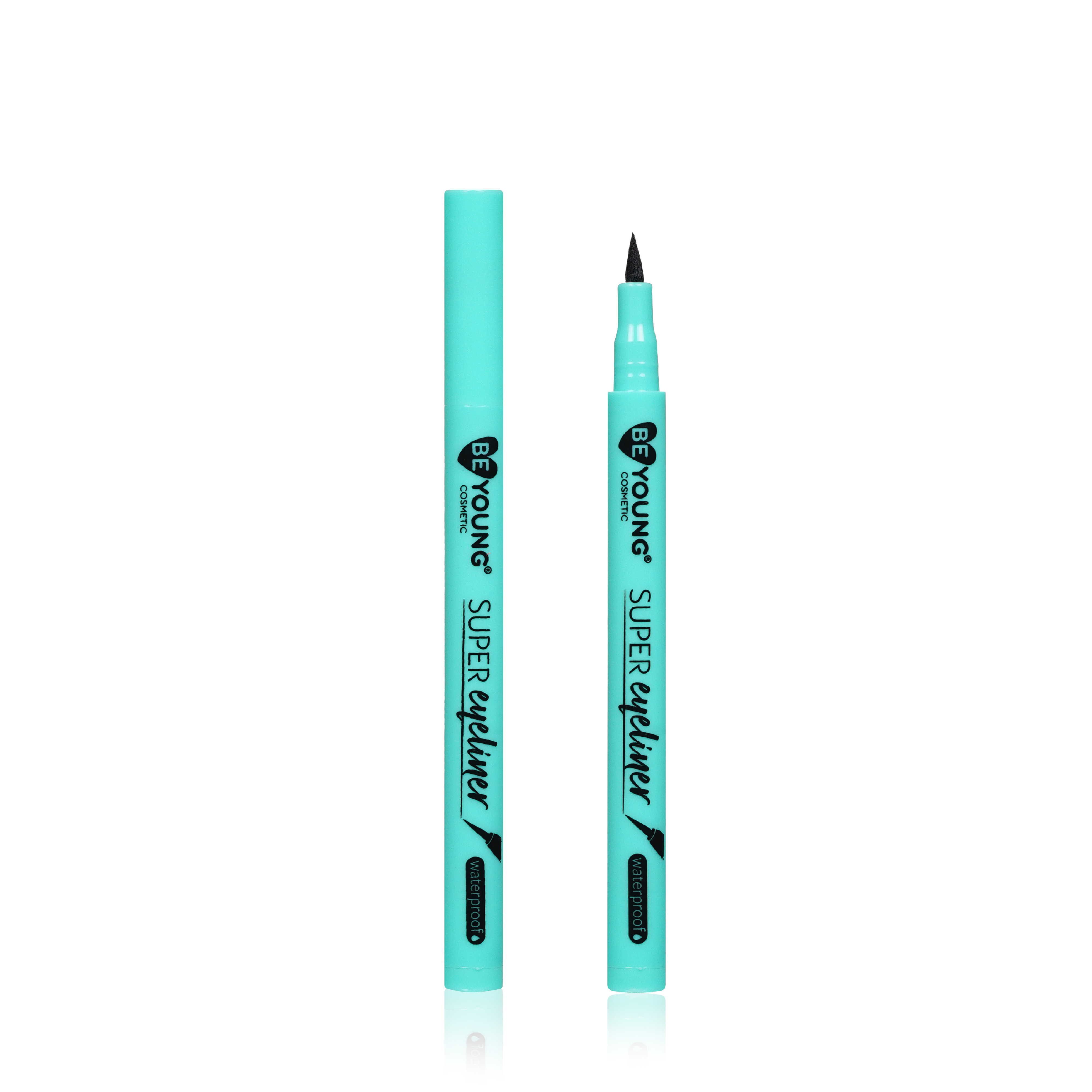 Подводка-фломастер для век BeYoung Super eyeliner Черная 0,5г shu подводка для век 01 супер черная super ink 2 5 мл