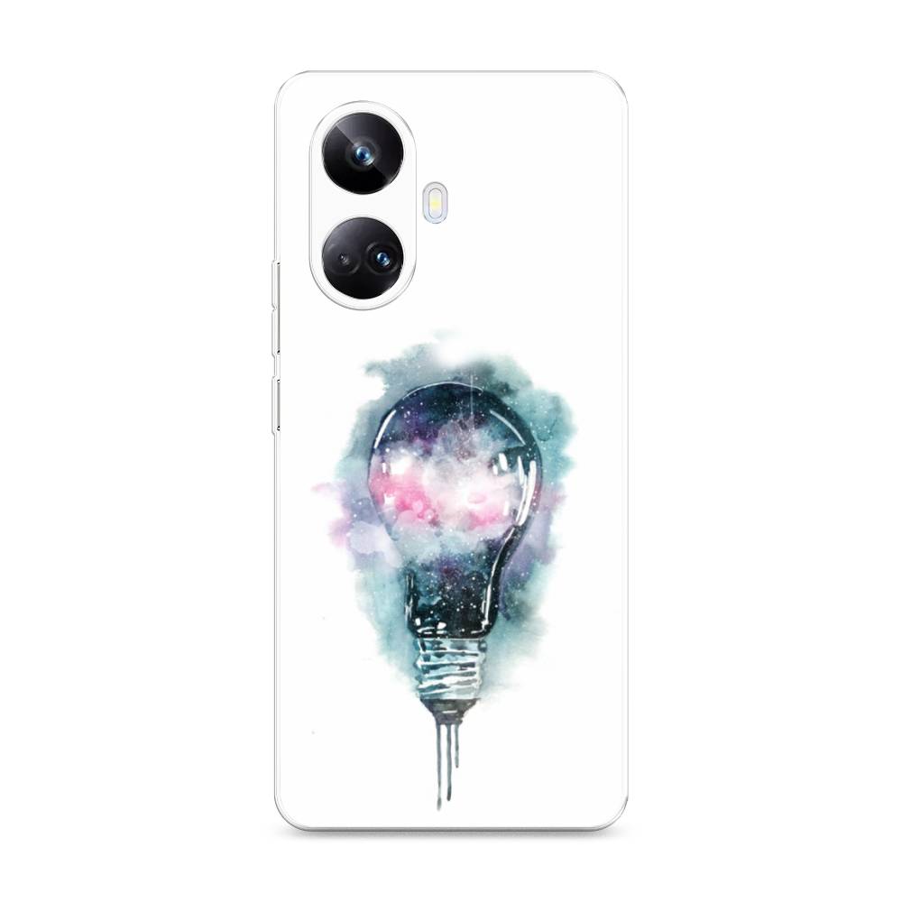 

Чехол на Realme 10 Pro+ "Волшебная лампа", Белый;серый, 2512350-4