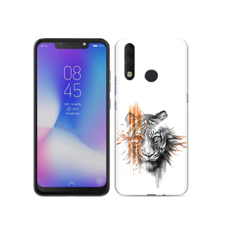 

Чехол MyPads Tocco для Tecno Camon 11 Pro огненный тигр, Tocco