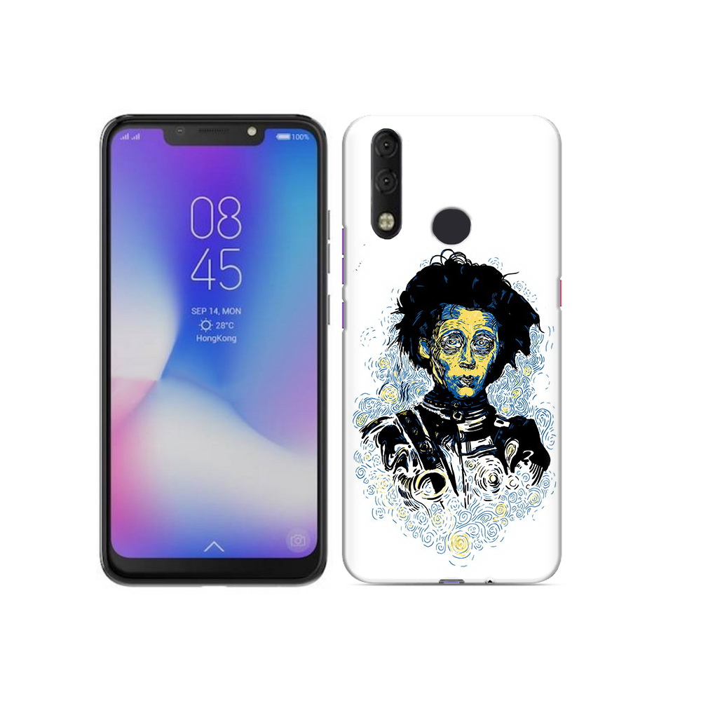 

Чехол MyPads Tocco для Tecno Camon 11 Pro парень черно-белый абстракция, Tocco