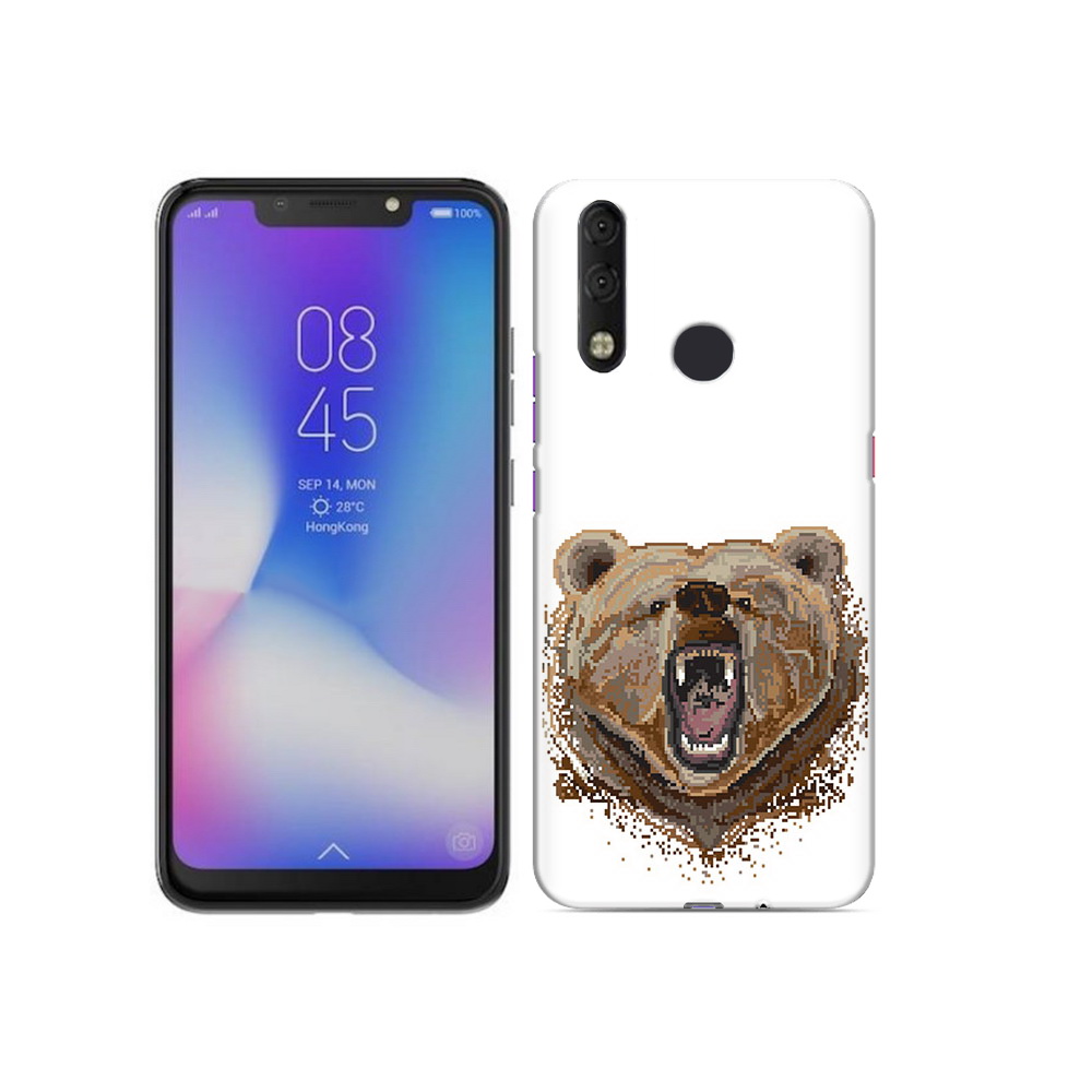 

Чехол MyPads Tocco для Tecno Camon 11 Pro пиксельный медведь, Tocco