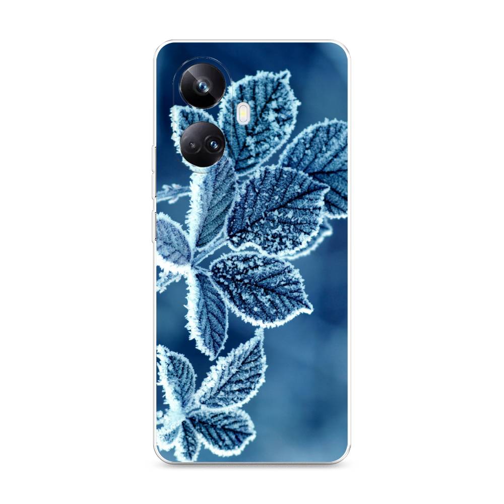 

Чехол на Realme 10 Pro+ "Зима 6", Голубой;белый, 2512350-2