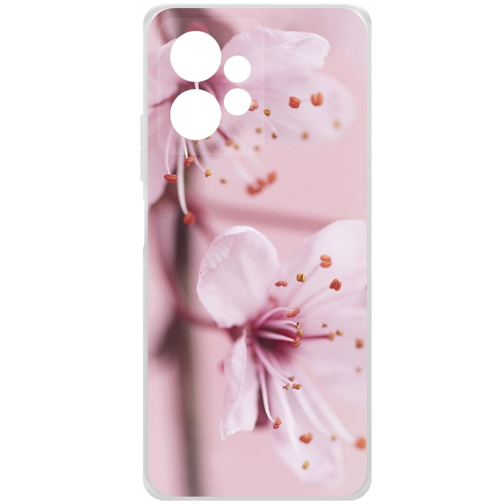 

Чехол-накладка Krutoff Clear Case Весна для Xiaomi Redmi Note 12 4G, Прозрачный