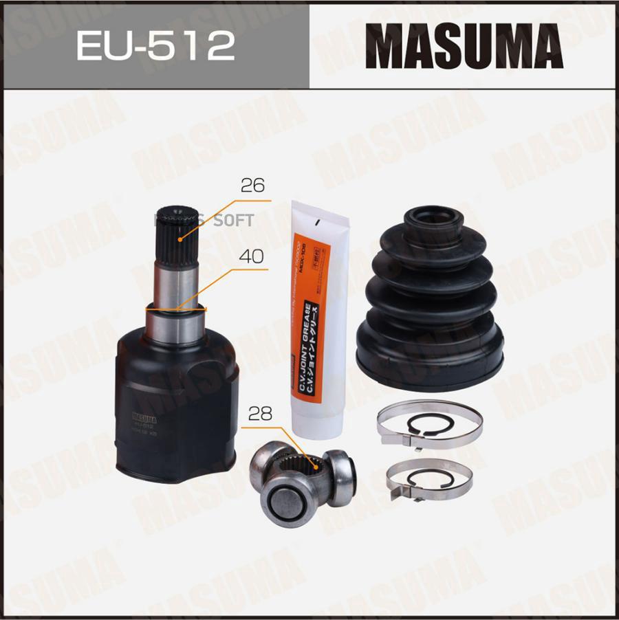 

ШРУС внутренний Masuma EU-512