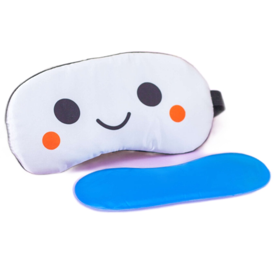 

Маска для сна White face белая, Белый, White face