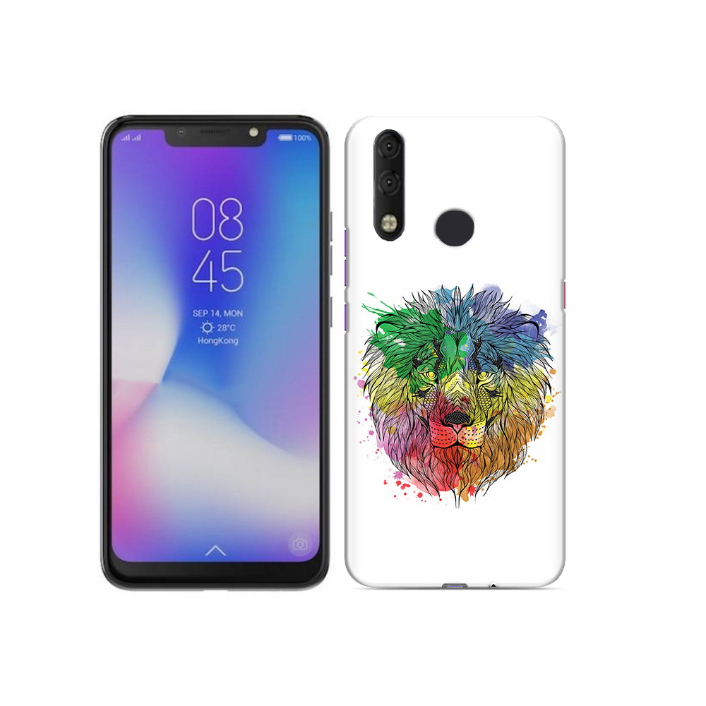 

Чехол MyPads Tocco для Tecno Camon 11 Pro разноцветный гордый лев, Tocco